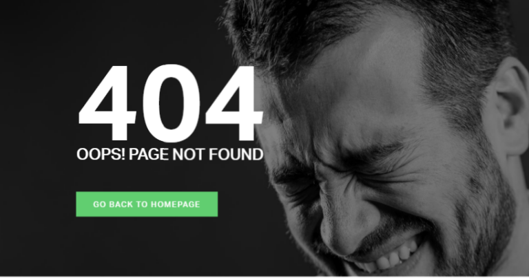 404 error page not found WordPress