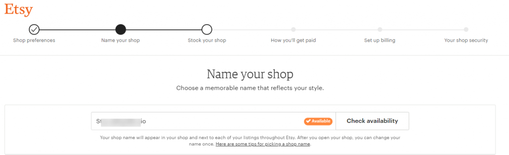 Shop name- Sell in pakistan- Etsy Pakistan account creating 