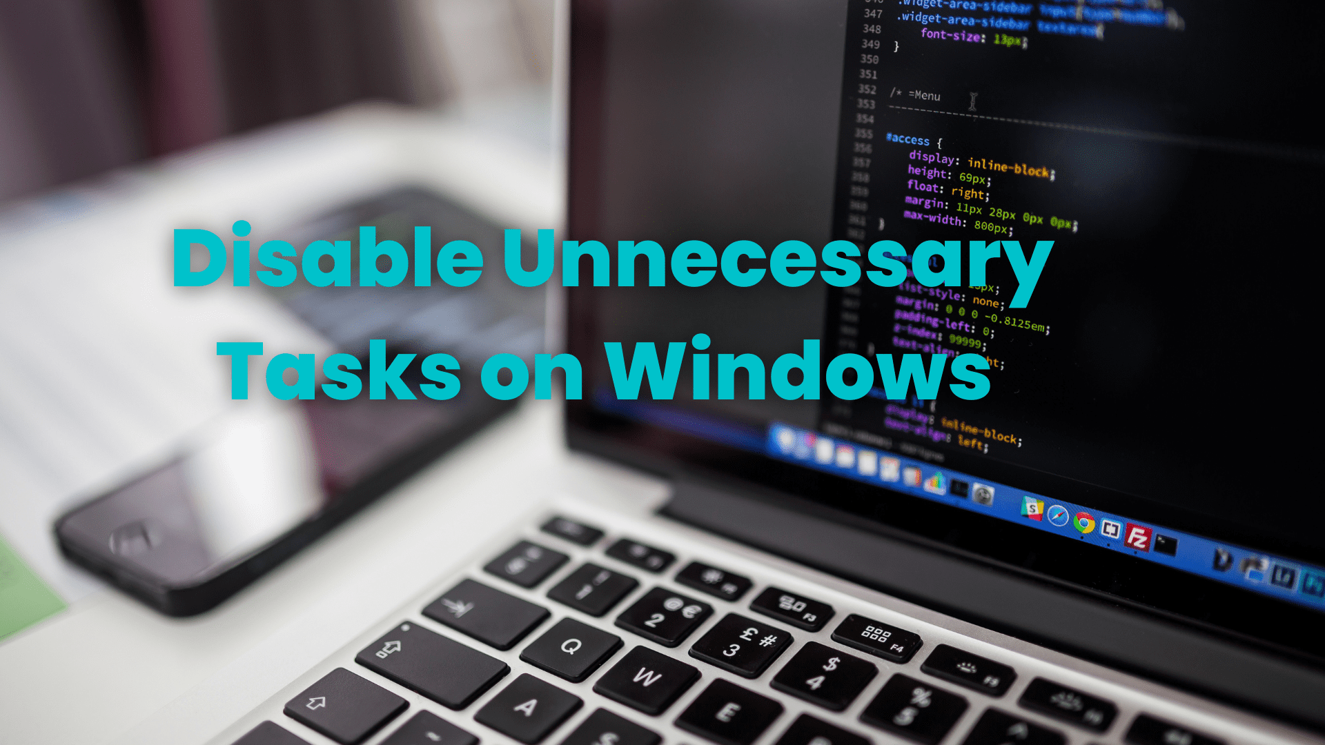 Disable Unnecessary Tasks on Windows