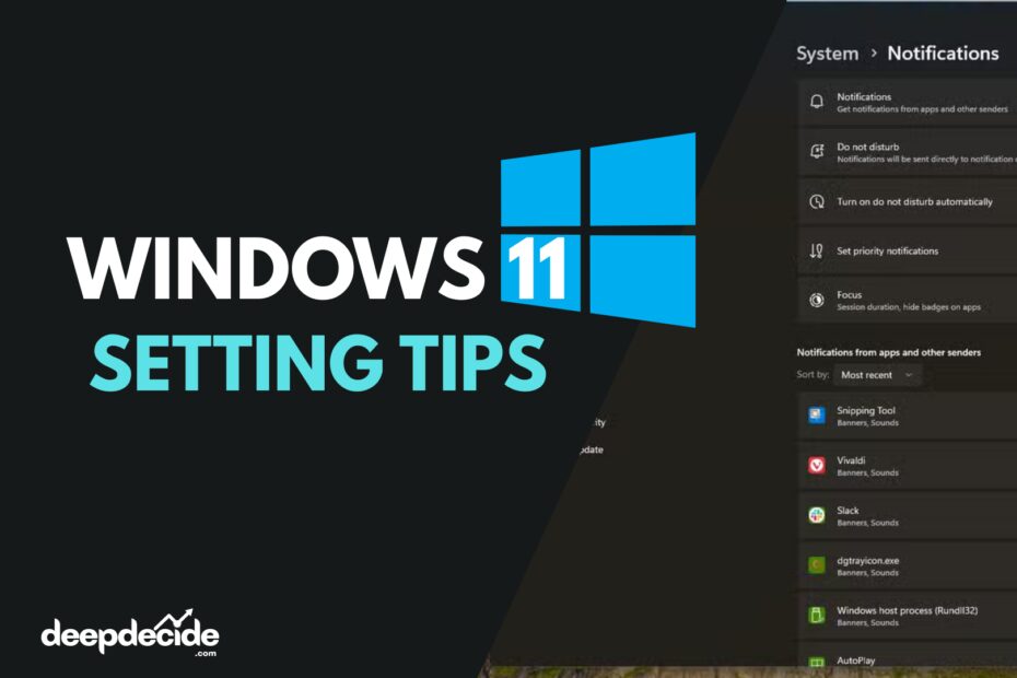 windows 11 settings that you should apply now